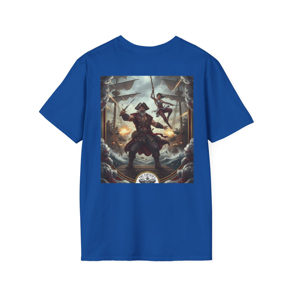 Pirate Captain T-Shirt — Vintage Nautical Adventure Graphic Tee