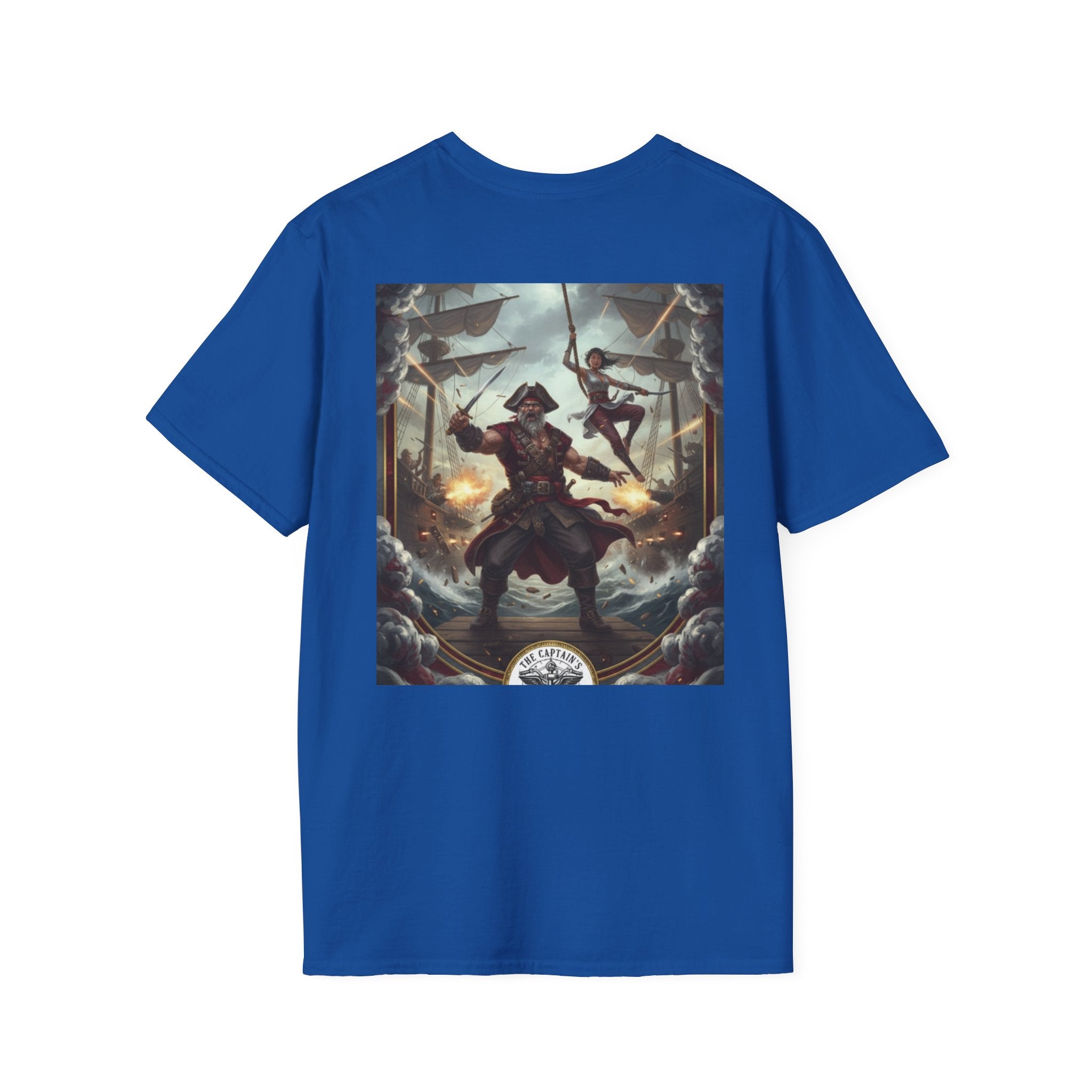 Pirate Captain T-Shirt — Vintage Nautical Adventure Graphic Tee