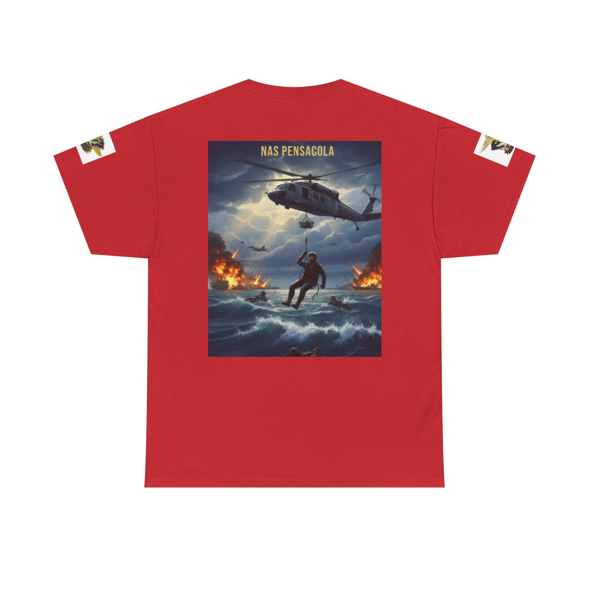SAR Chiefs Riders Club Tee — NAS Pensacola Helicopter Rescue Graphic Shirt