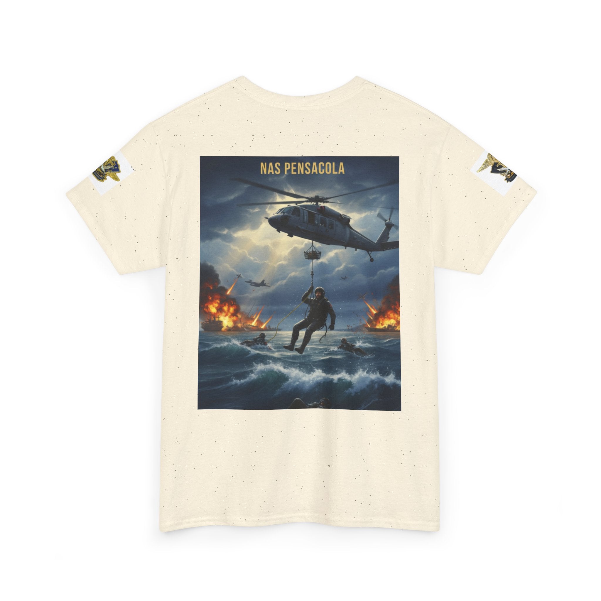 SAR Chiefs Riders Club Tee — NAS Pensacola Helicopter Rescue Graphic Shirt