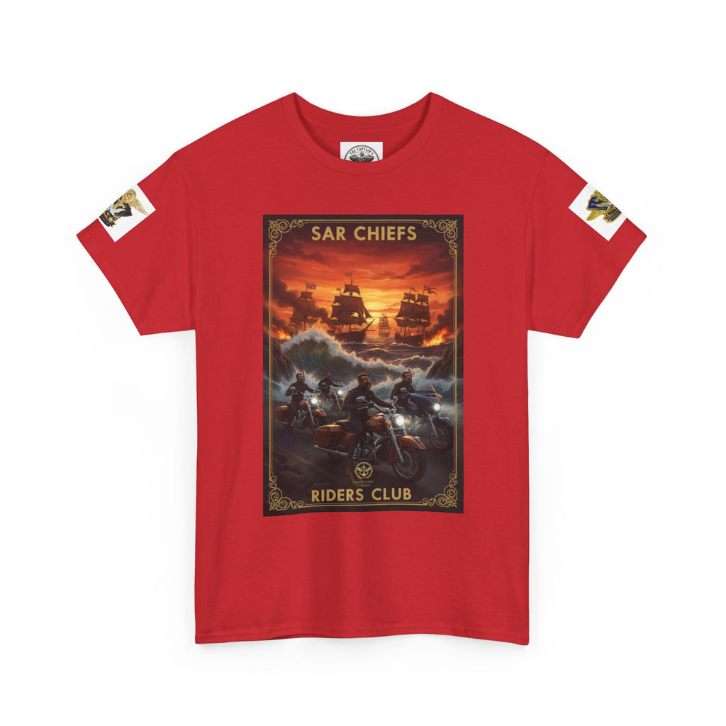 Military Rescue Riders Club T‑Shirt — SAR Chiefs Helicopter Tee