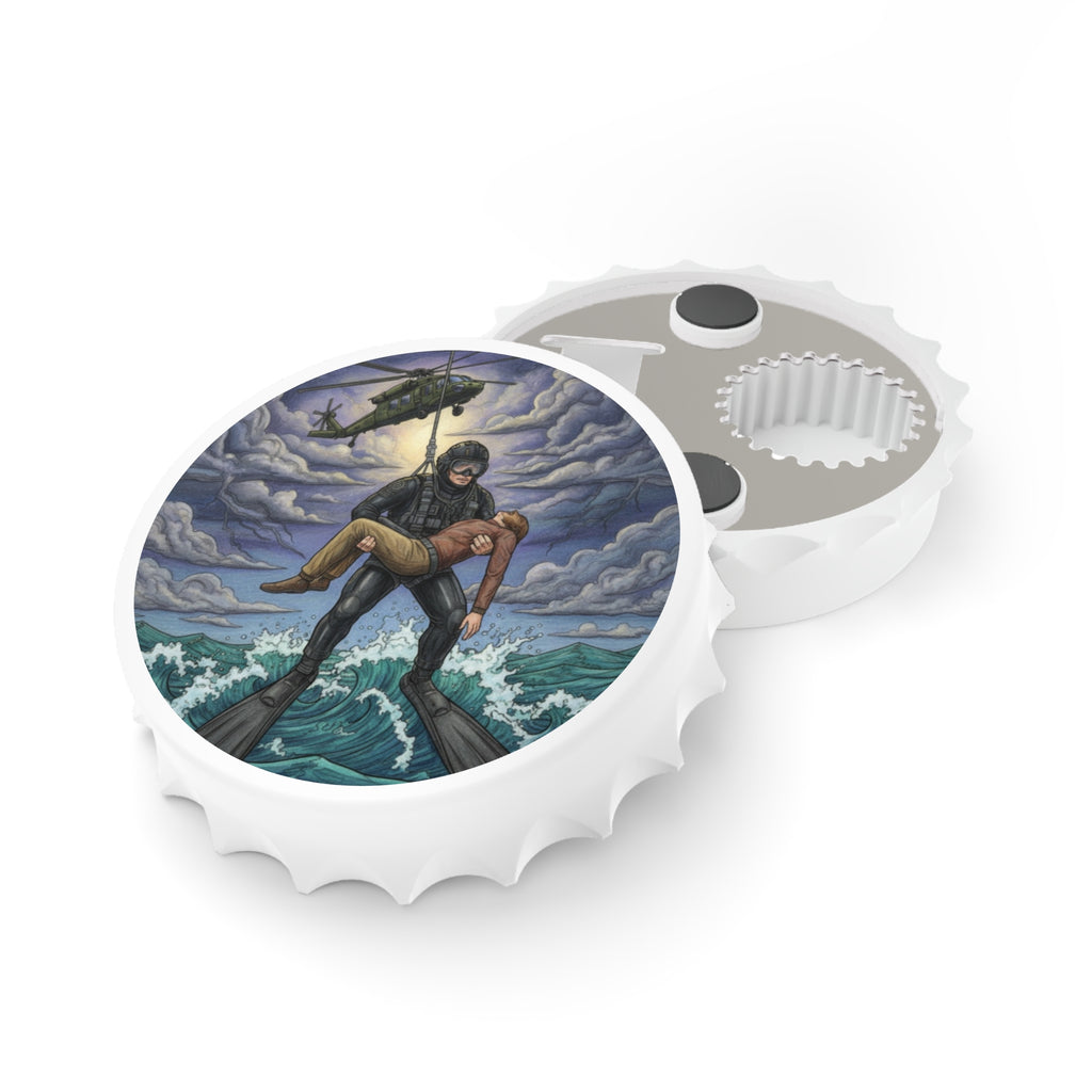 Rescue Diver Bottle Opener – Navy SEAL Tribute Beer Opener