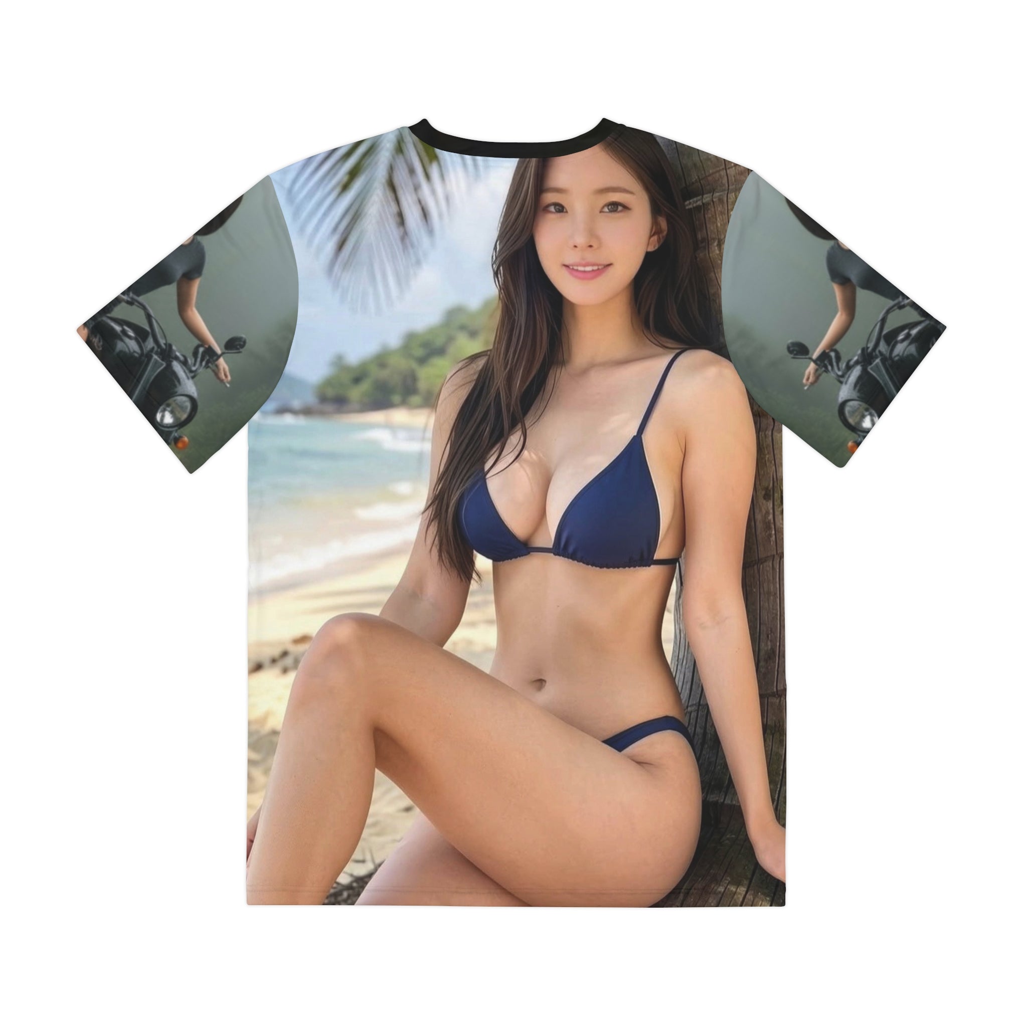 All-Over Print Tee — Beach Bikini Photo Design