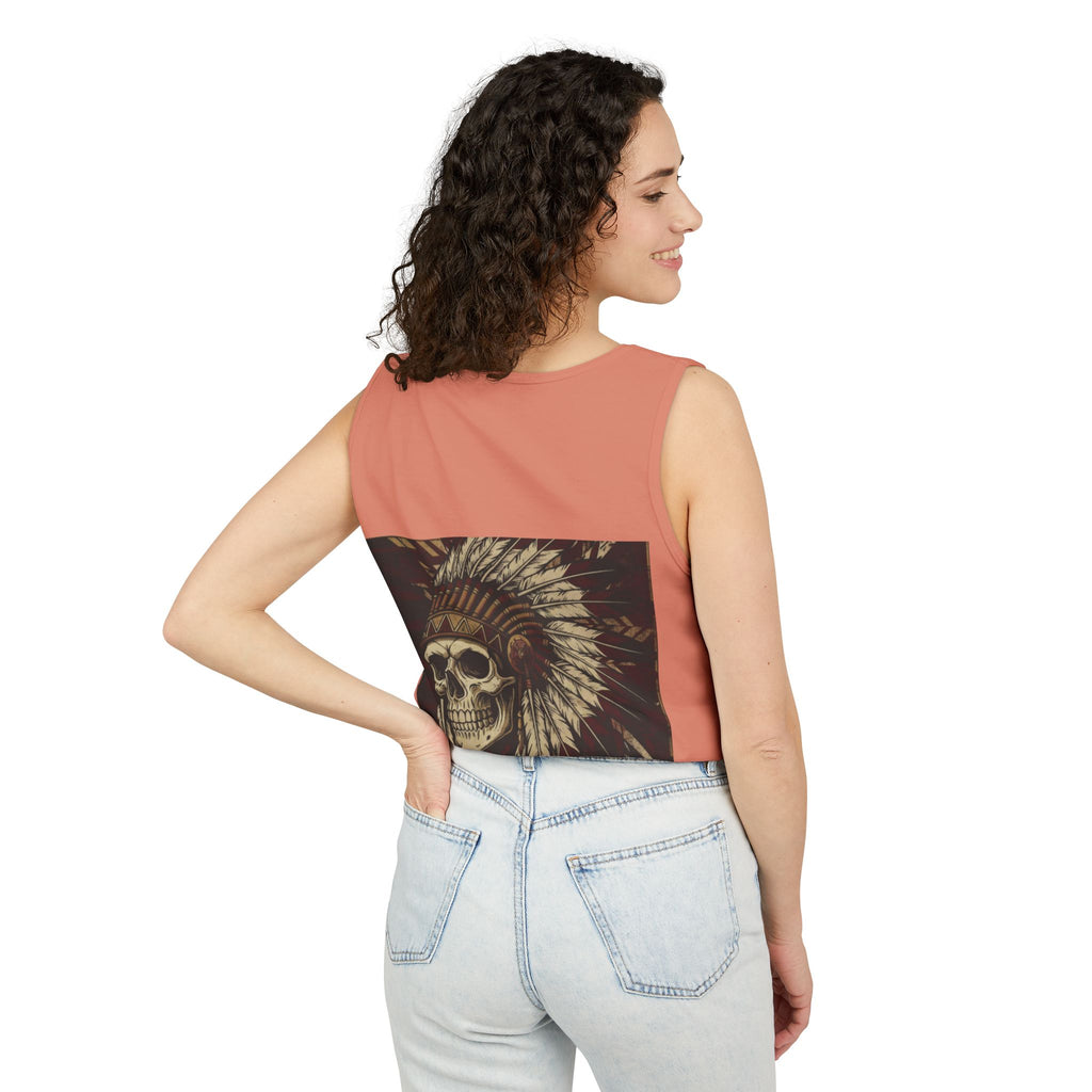 Skull Chief Tank Top — Indian Motorcycle Graphic Tank