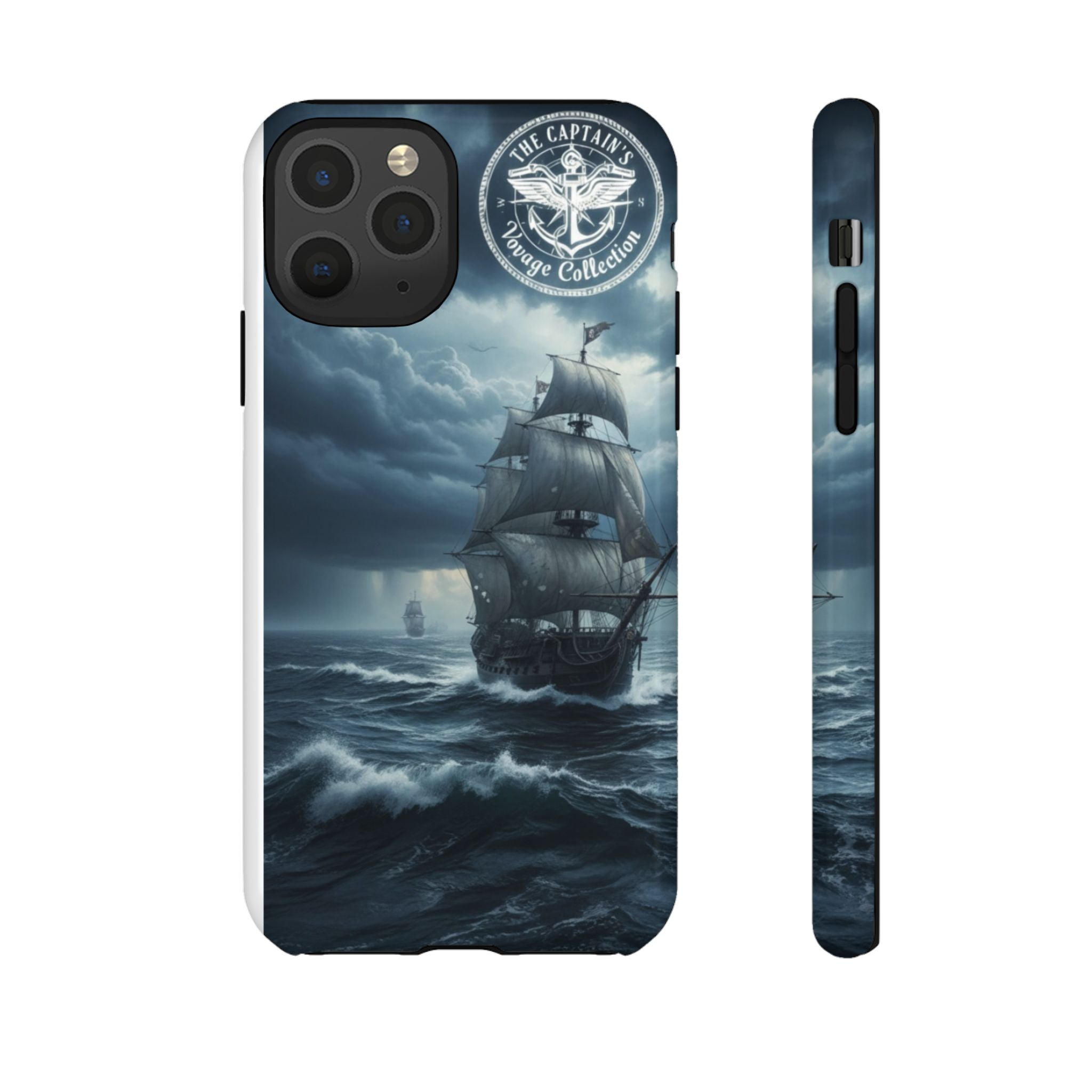 Stormy Seas Ship Phone Case – Nautical Pirate Sailing iPhone Cover