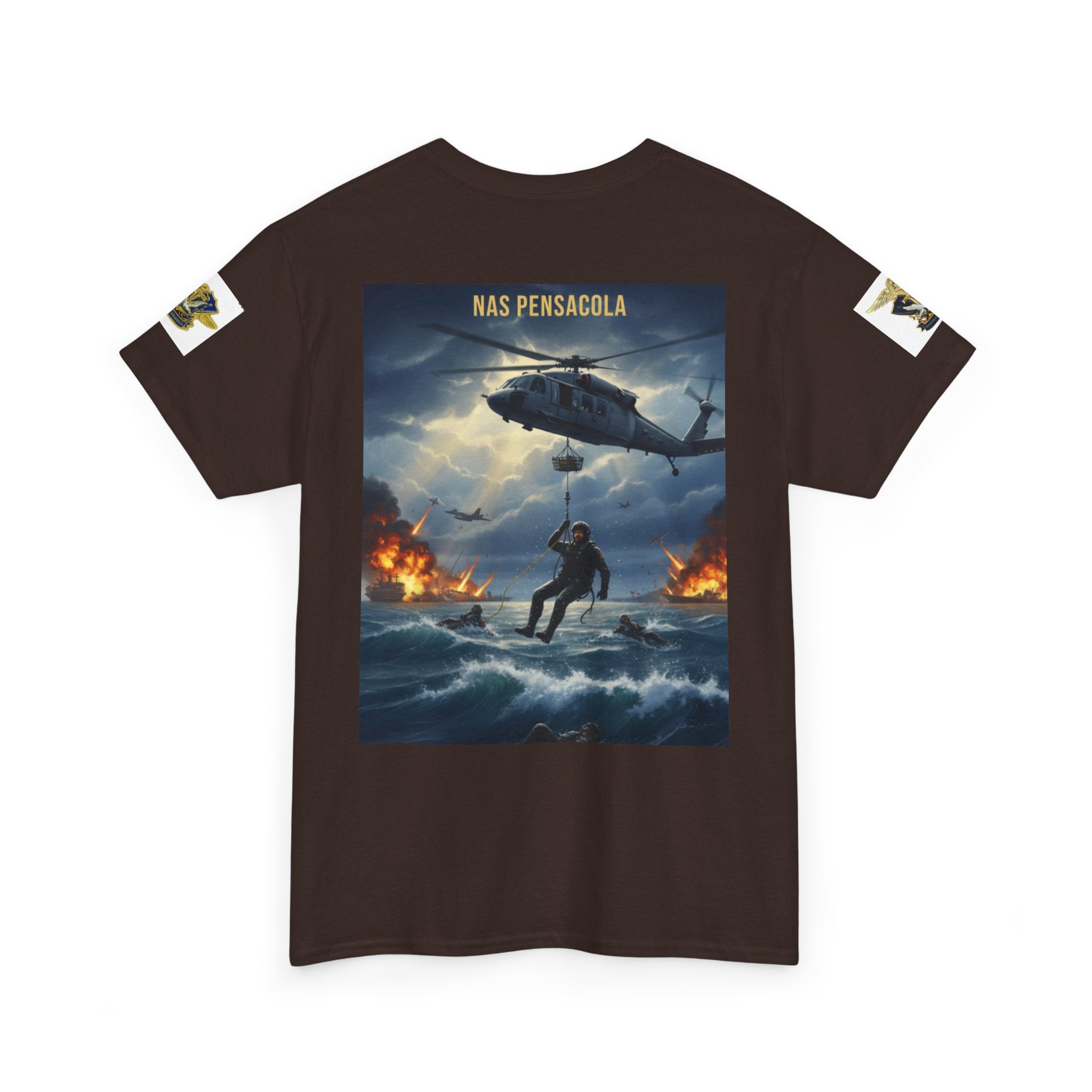SAR Chiefs Riders Club Tee — NAS Pensacola Helicopter Rescue Graphic Shirt