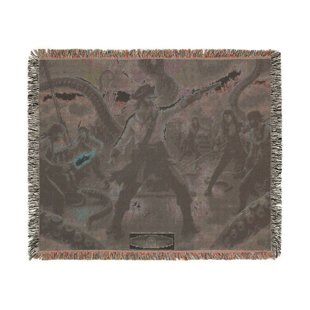 Pirate Battle Woven Blanket — Nautical Adventure Throw for Fans