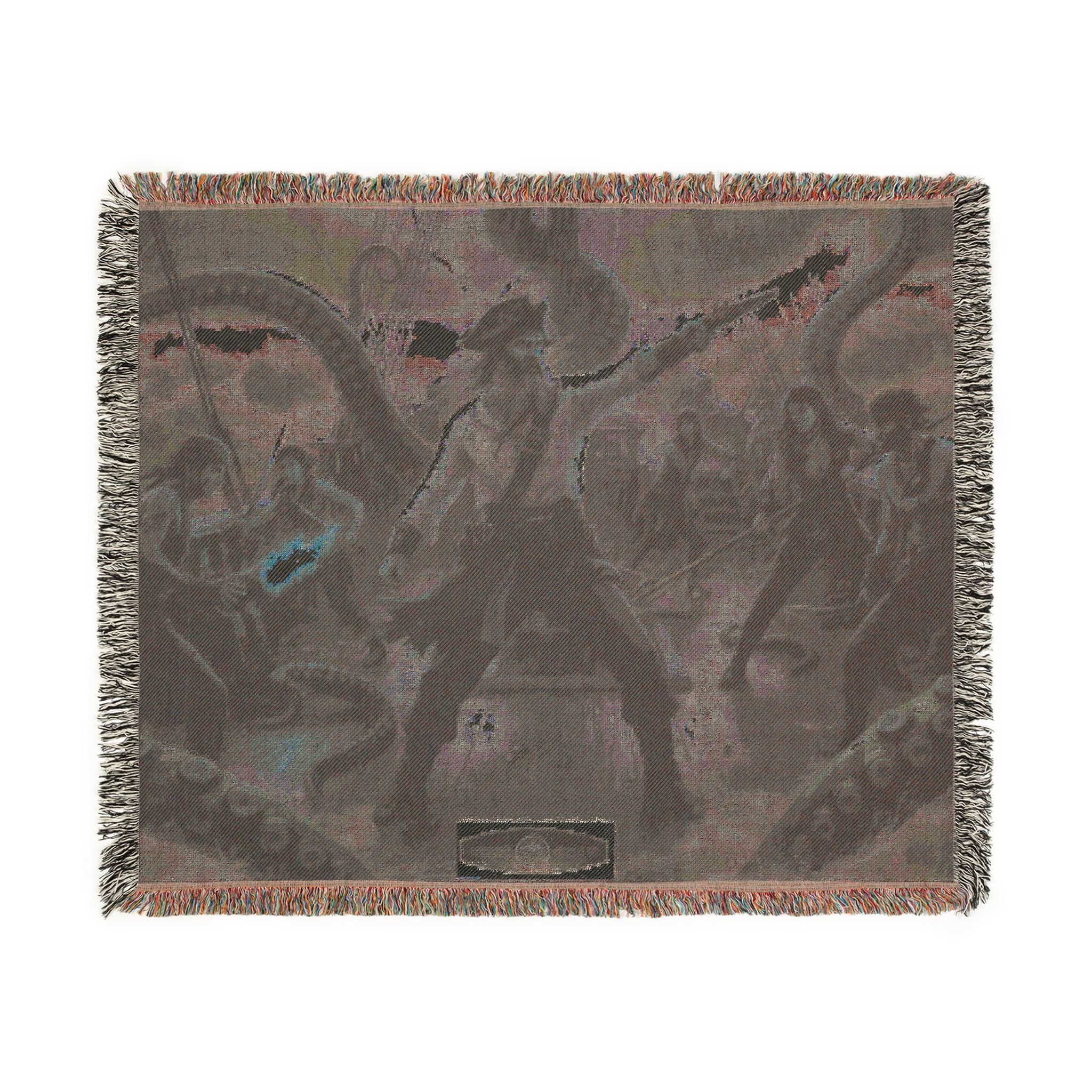 Pirate Battle Woven Blanket — Nautical Adventure Throw for Fans