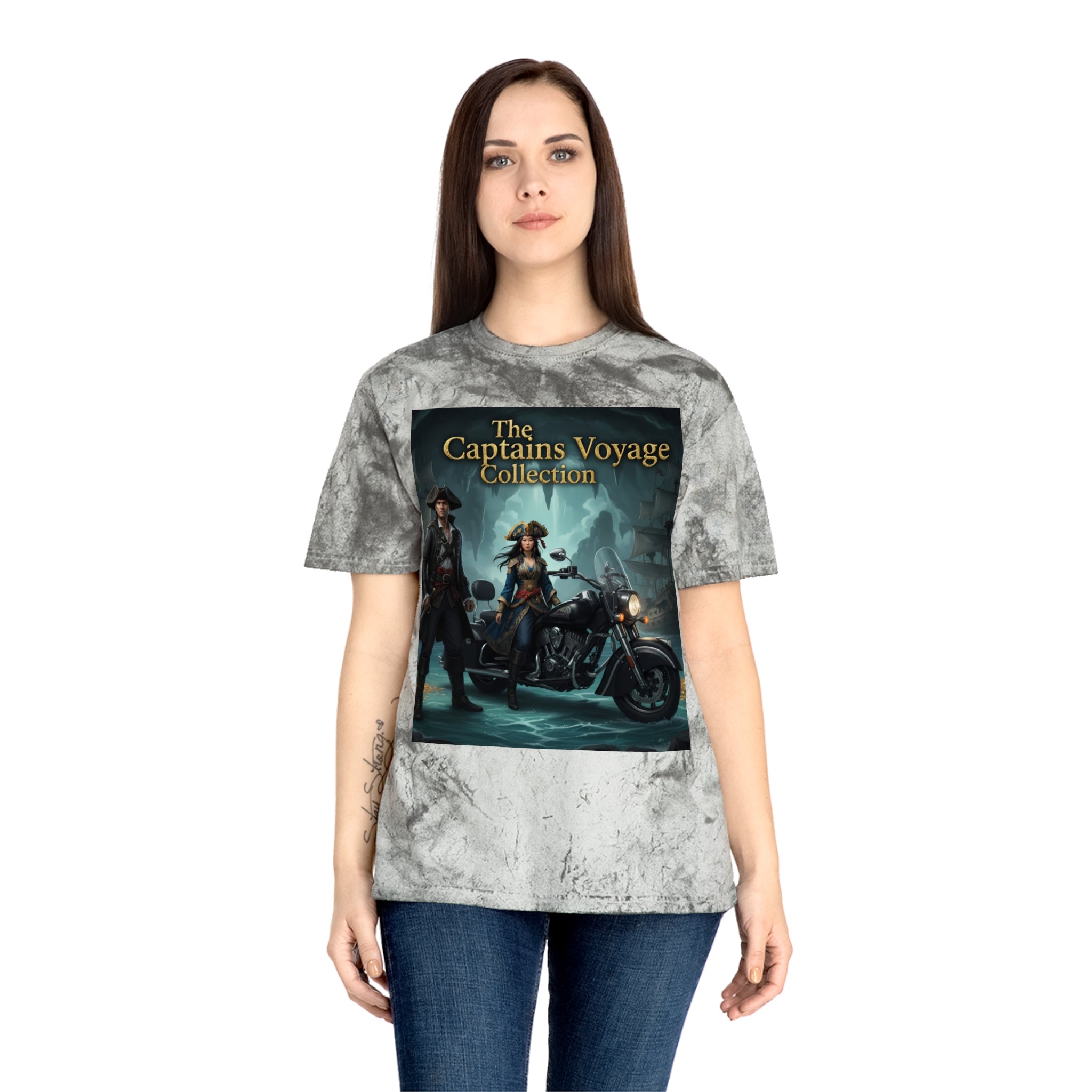 Captain's Voyage Motorcycle Pirate T-Shirt — The Captain's Voyage Collection