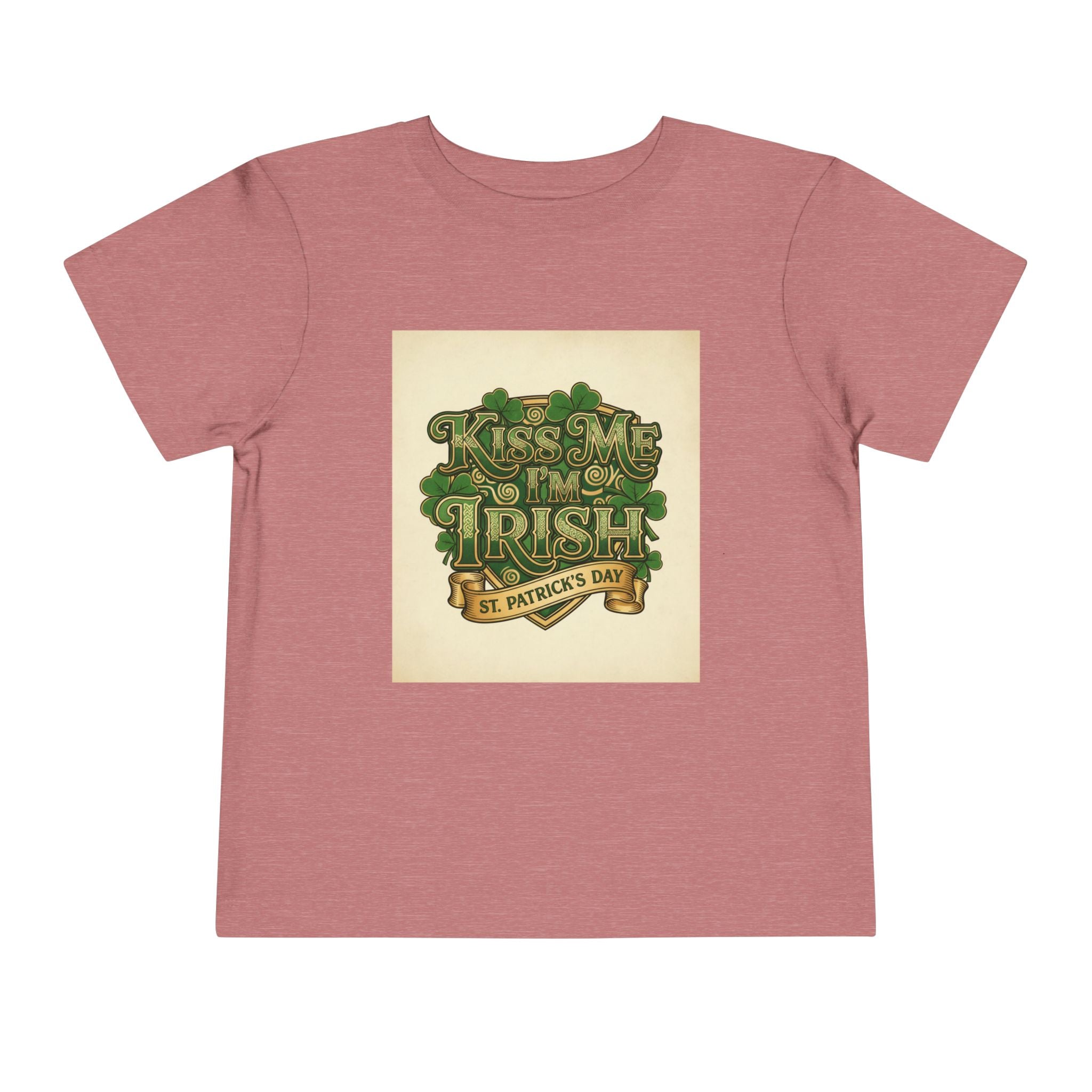 Toddler Tee — "Kiss Me I'm Irish" St. Patrick's Day Shirt