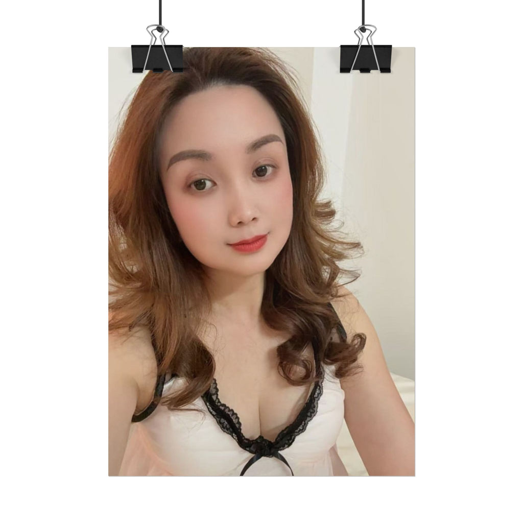 Rolled Poster — Glam Portrait Photo Print (8x12, 12x18)