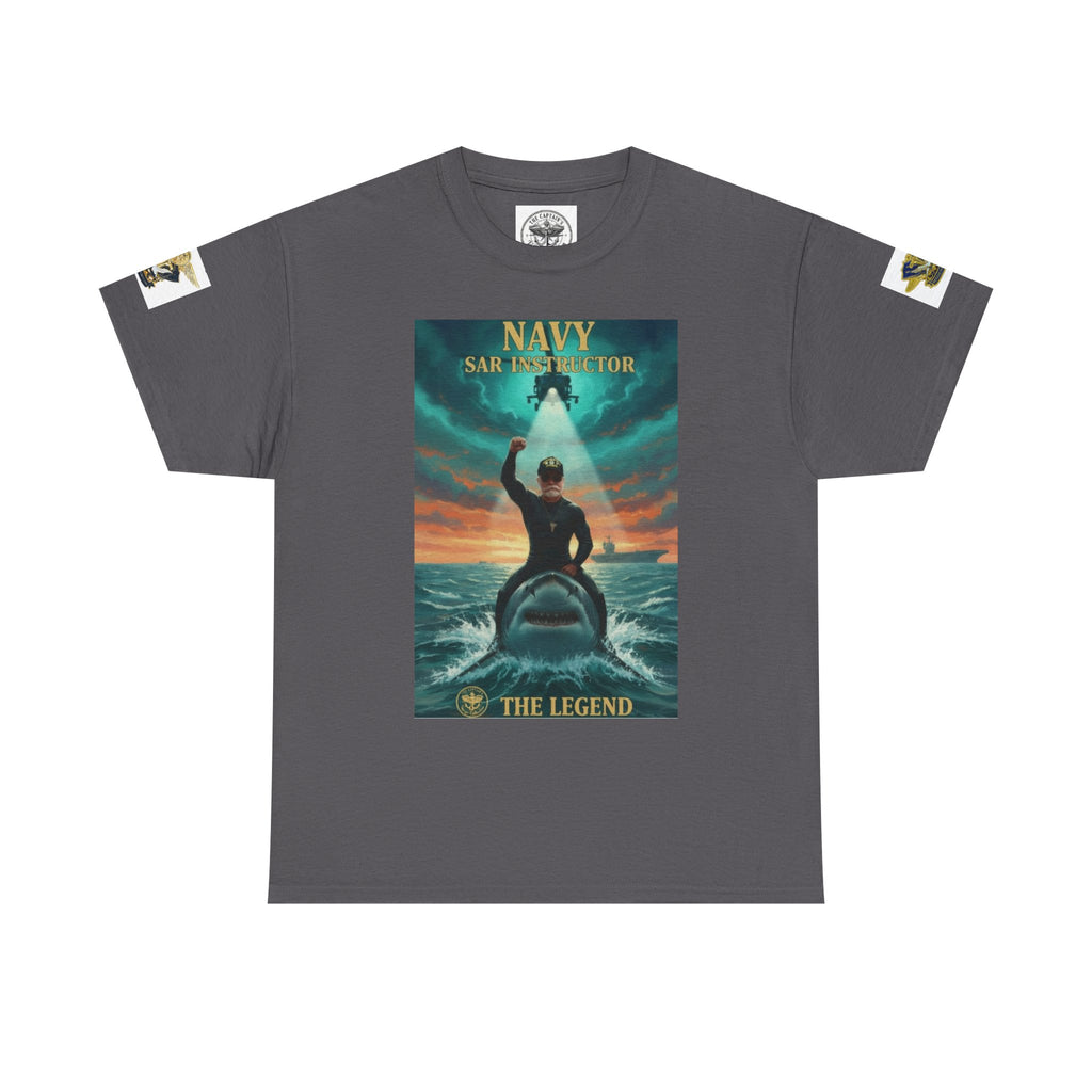 Navy SAR Helicopter Rescue Tee — "The Legend" Search & Rescue Tribute