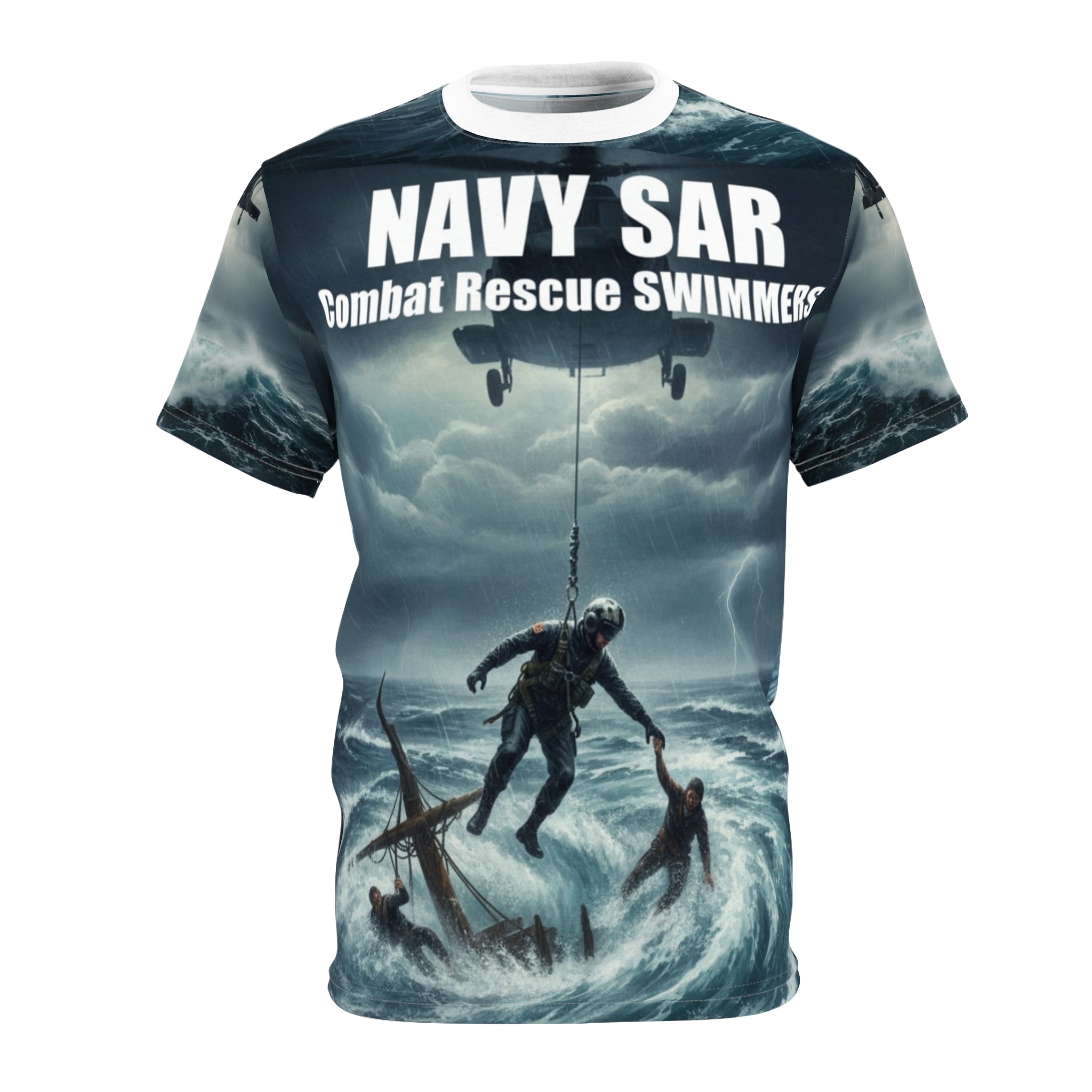 Navy SAR Combat Rescue Swimmers Graphic Tee