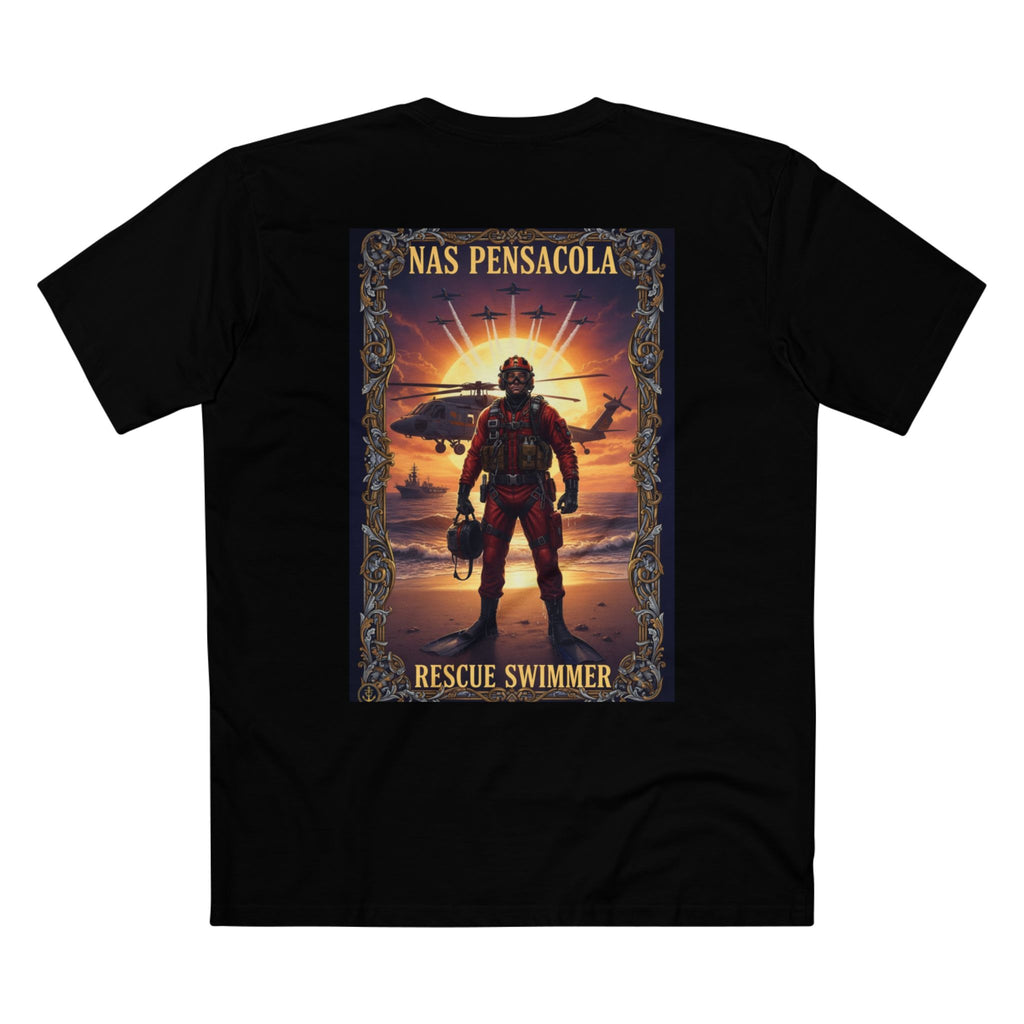 Navy Chiefs Club T‑Shirt – NAS Pensacola Rescue Swimmer Tribute Tee