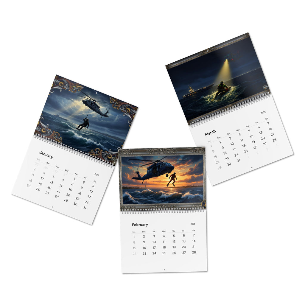 Rescue Heroes 2026 Wall Calendar