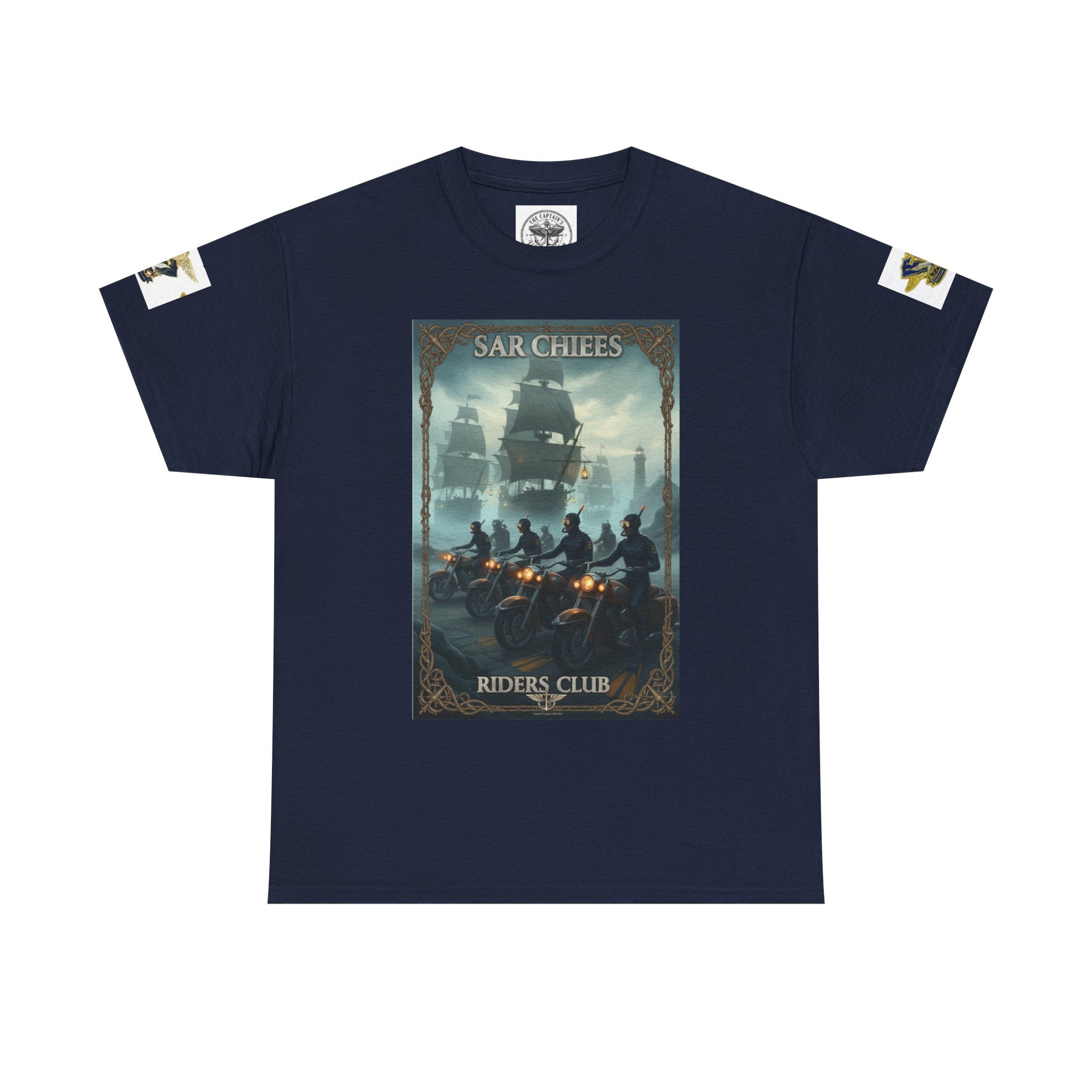 Military Rescue Crew T-Shirt — SAR Chiefs Riders Club Graphic Tee