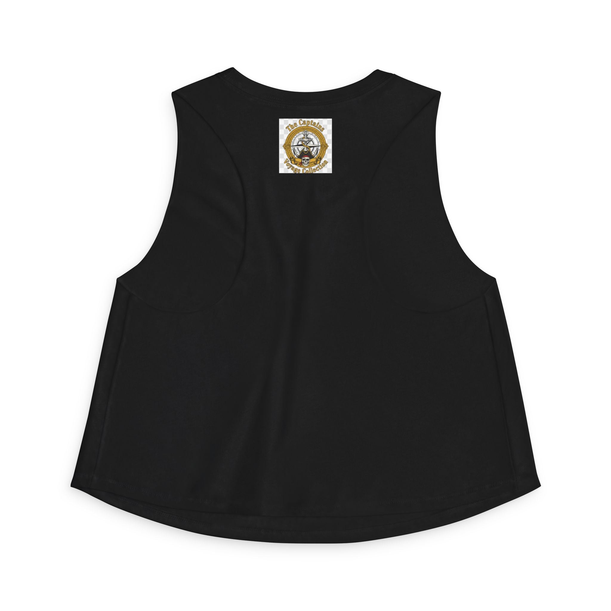 Women's Crop Top — Vintage Pirate Crew Motorcycle Graphic