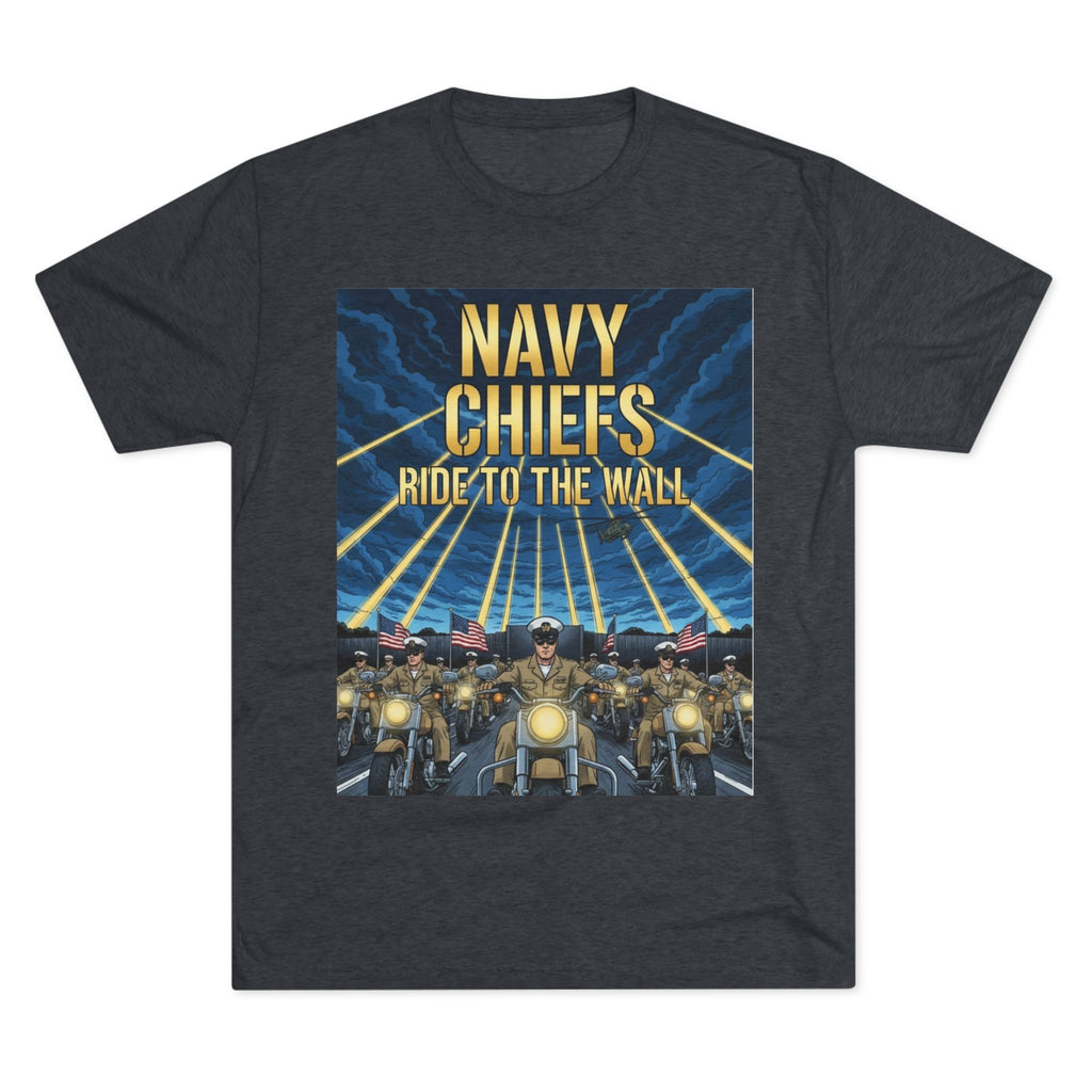 Navy Chiefs Ride to the Wall T-Shirt — "2nd Option... FAFO" Veteran Tribute Tee