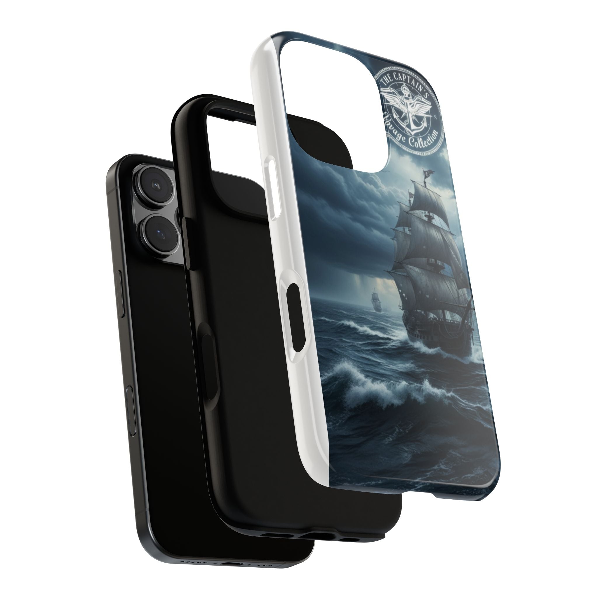Stormy Seas Ship Phone Case – Nautical Pirate Sailing iPhone Cover