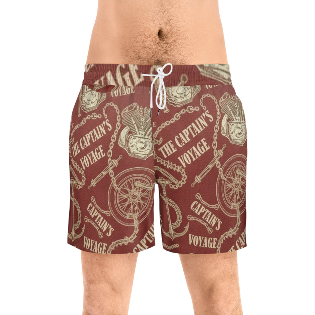 Men's Mid-Length Swim Shorts (AOP)