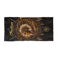 Beach Towel — Vintage Native Chief Dreamcatcher Design