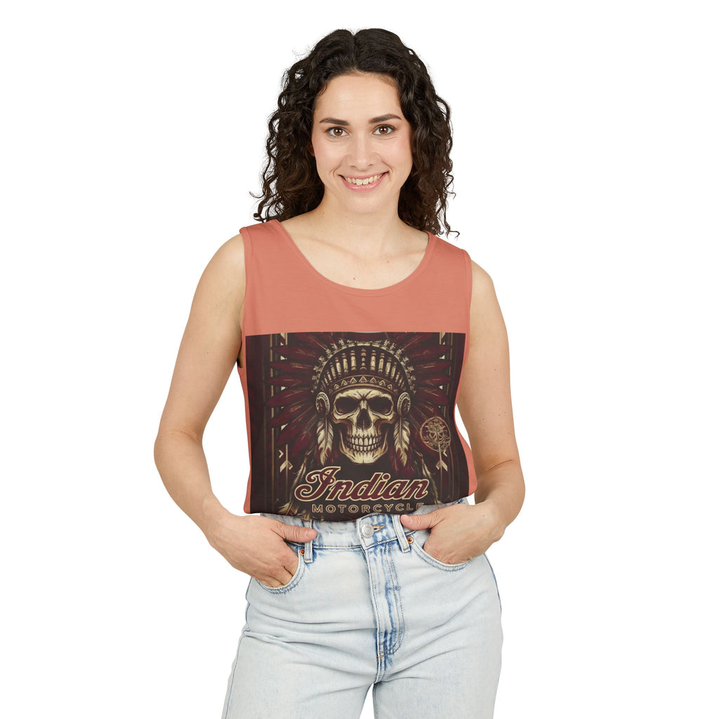 Skull Chief Tank Top — Indian Motorcycle Graphic Tank