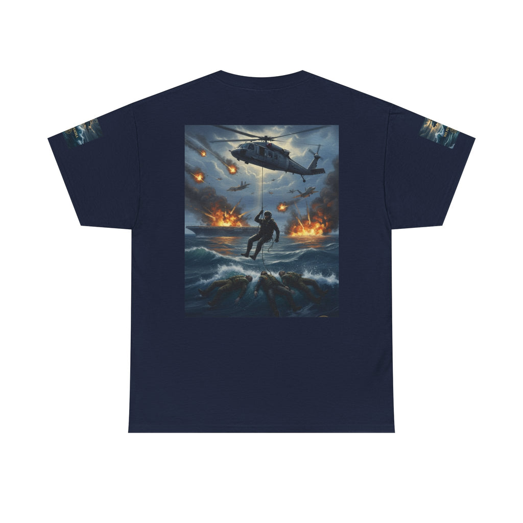 Rescue Mission Tee — Military Helicopter Search & Rescue Graphic T-Shirt