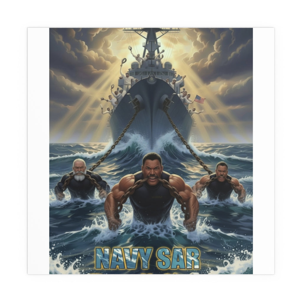 Navy SEALs Silk Poster — 'Nothing Is Impossible' Military Wall Art (Indoor/Outdoor)