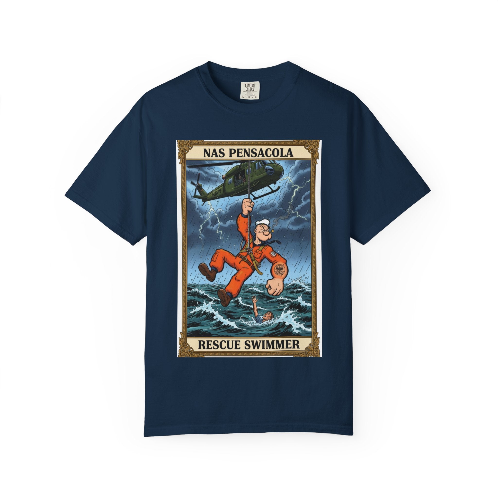 Rescue Swimmer T-Shirt – NAS Pensacola Vintage Lifesaver Tee