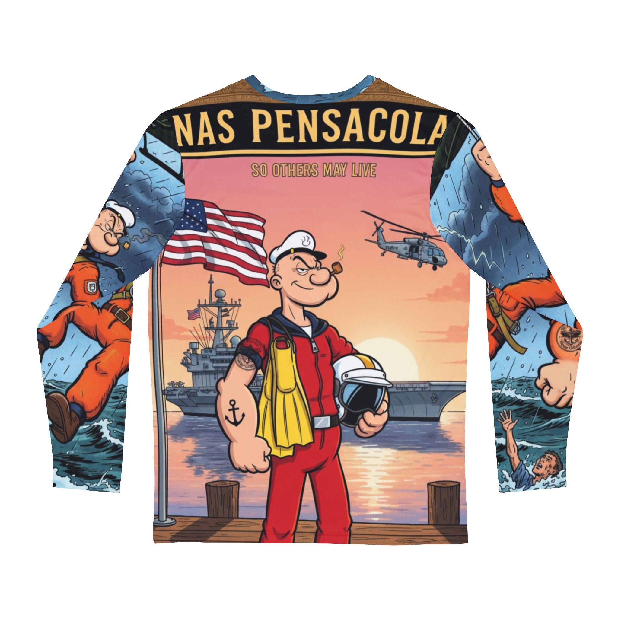 Rescue Swimmer Long Sleeve Shirt — NAS Pensacola Tribute