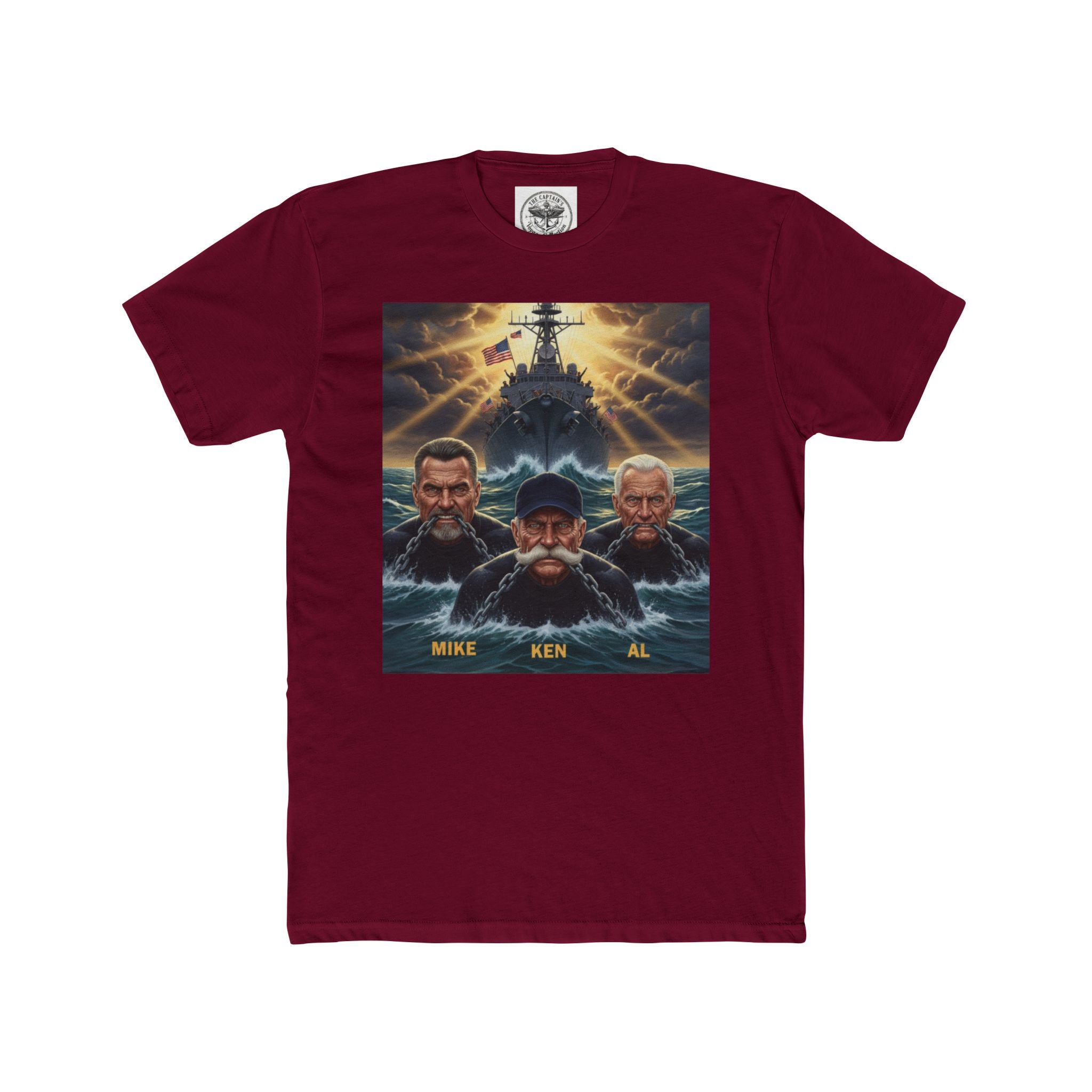 Shark Attack Movie Poster T-Shirt — Retro Action Film Tee (Mike Ken Al)