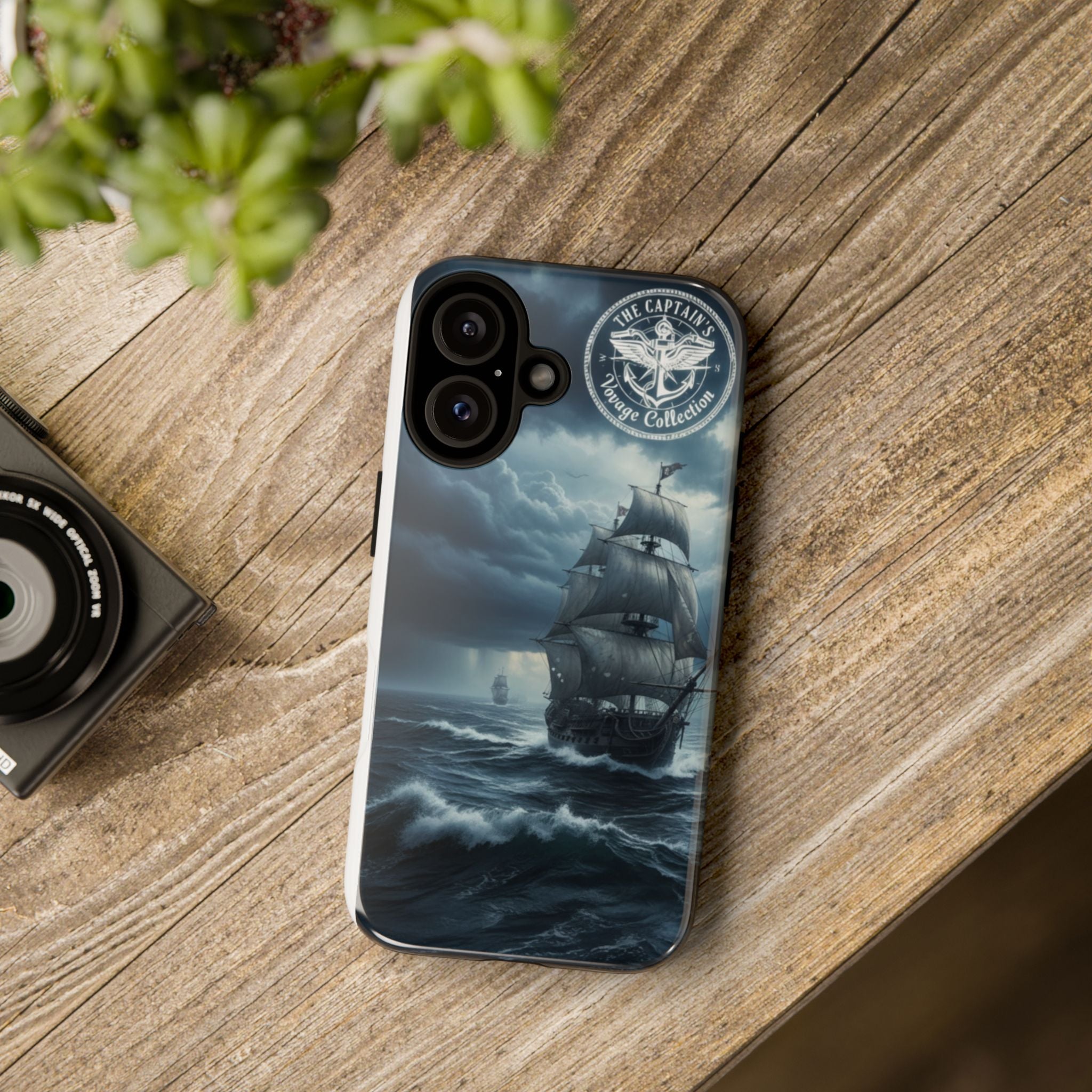 Stormy Seas Ship Phone Case – Nautical Pirate Sailing iPhone Cover