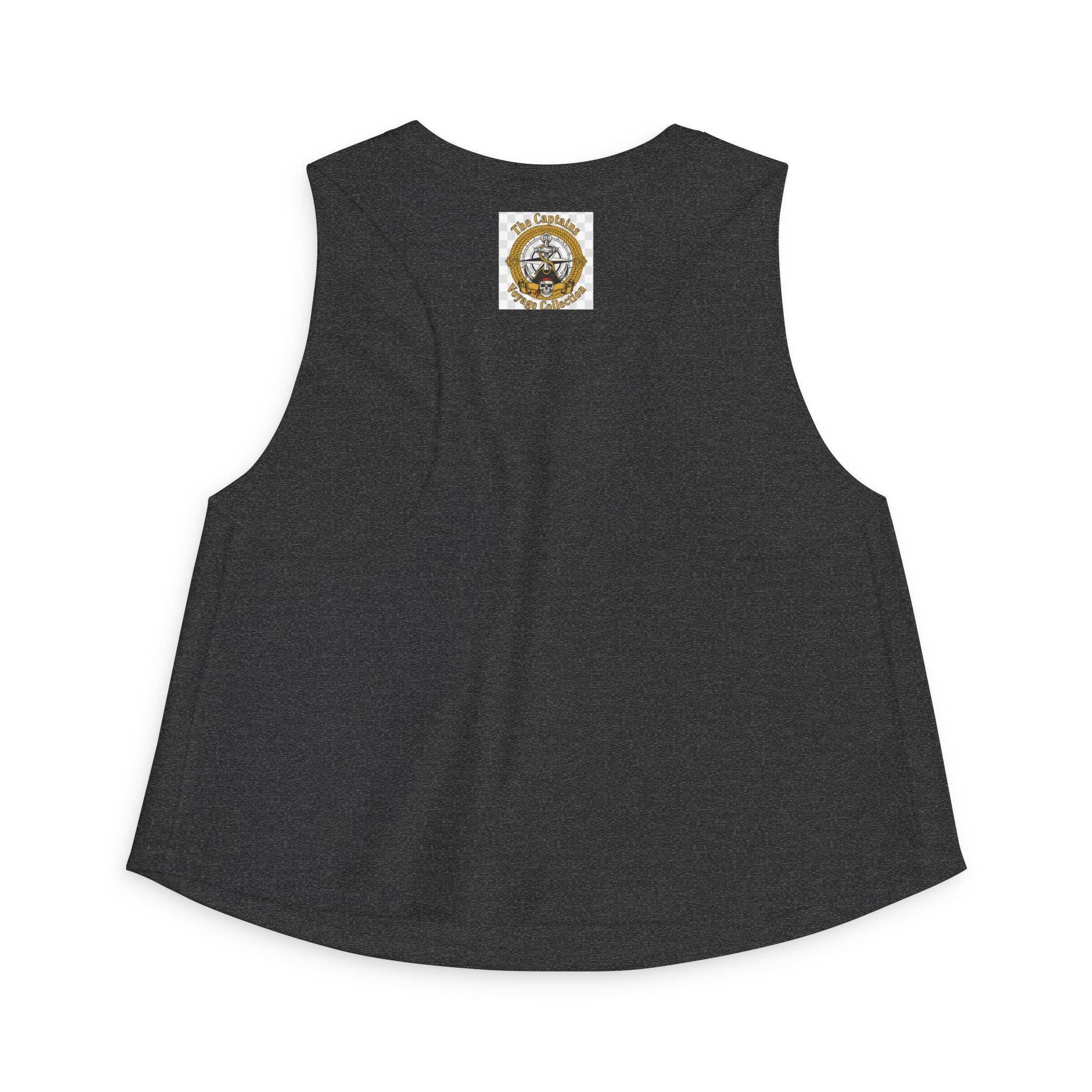 Women's Crop Top — Vintage Pirate Crew Motorcycle Graphic