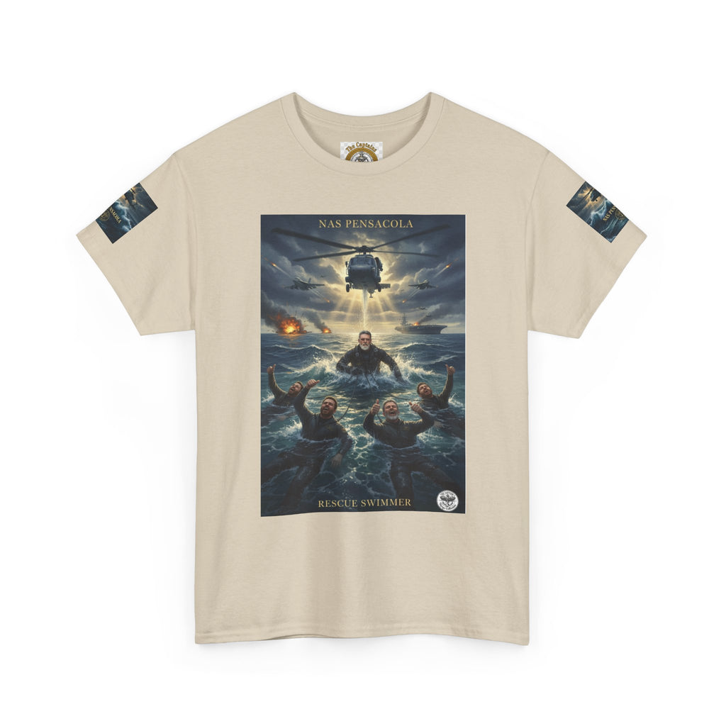 Rescue Mission Tee — Military Helicopter Search & Rescue Graphic T-Shirt