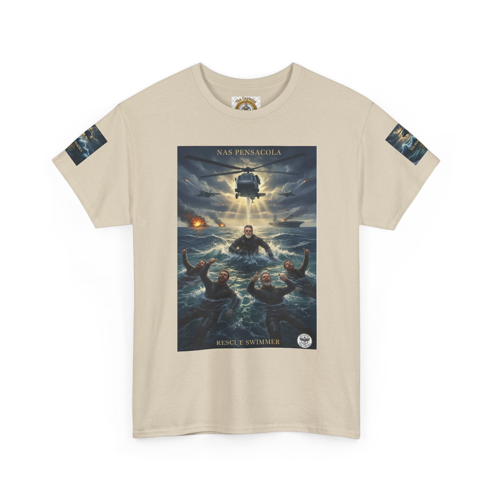 Rescue Mission Tee — Military Helicopter Search & Rescue Graphic T-Shirt