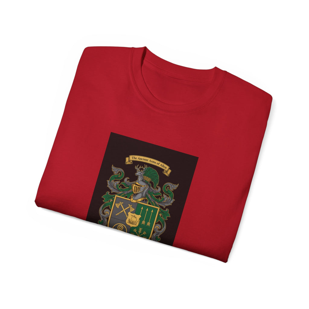 Irish Crest & 'One Lucky Viking' T-Shirt — Celtic Coat of Arms Tee