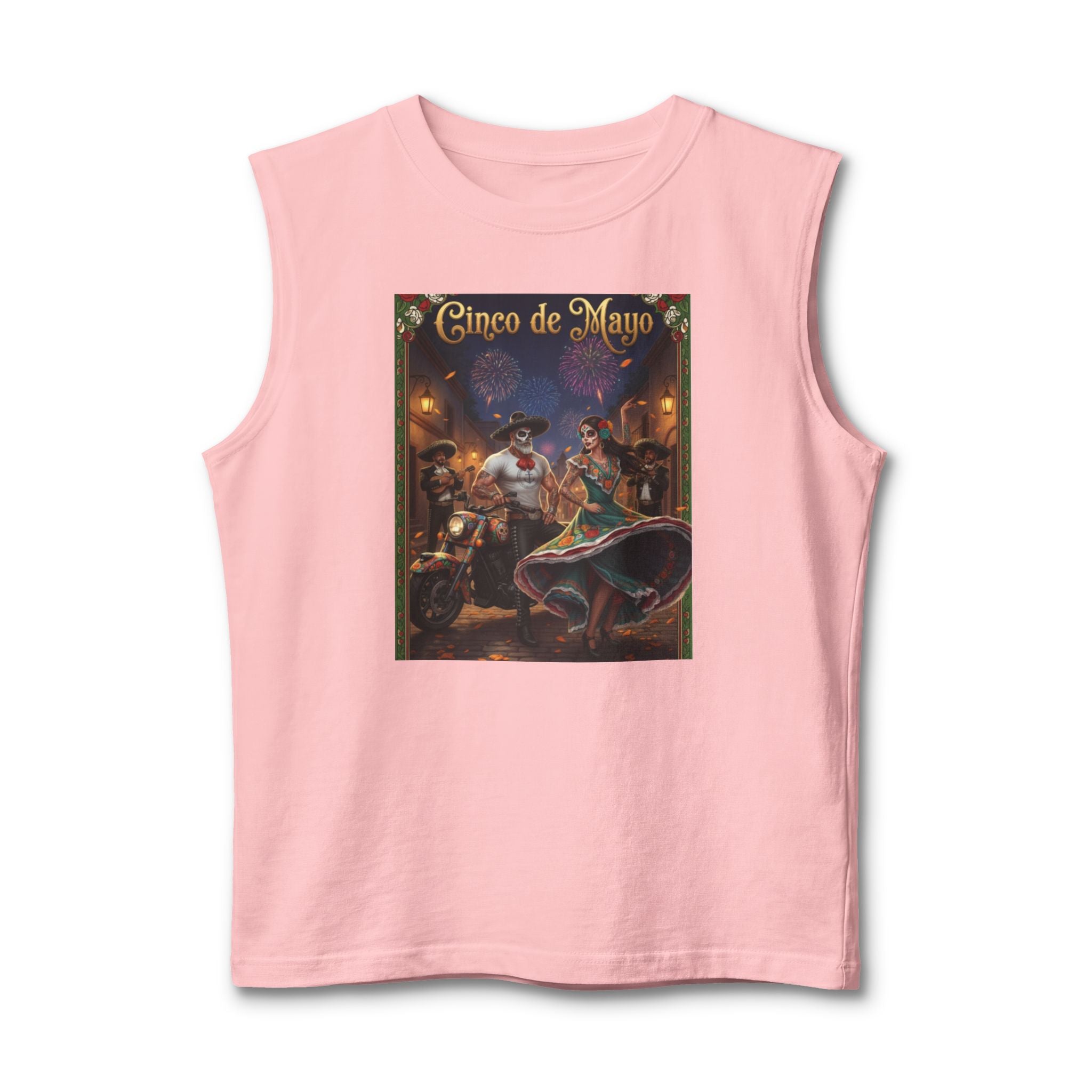 Cinco de Mayo Muscle Tank — Festive Mexican Dance Day Tank Top