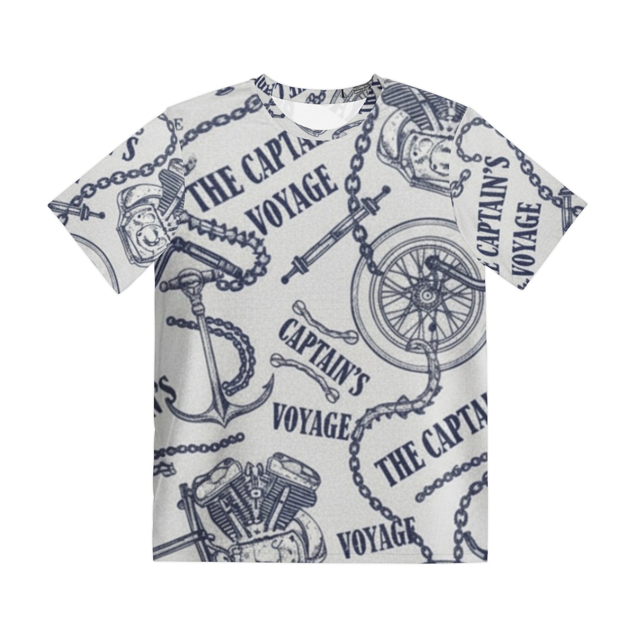 Captain's Voyage Nautical Graphic Tee