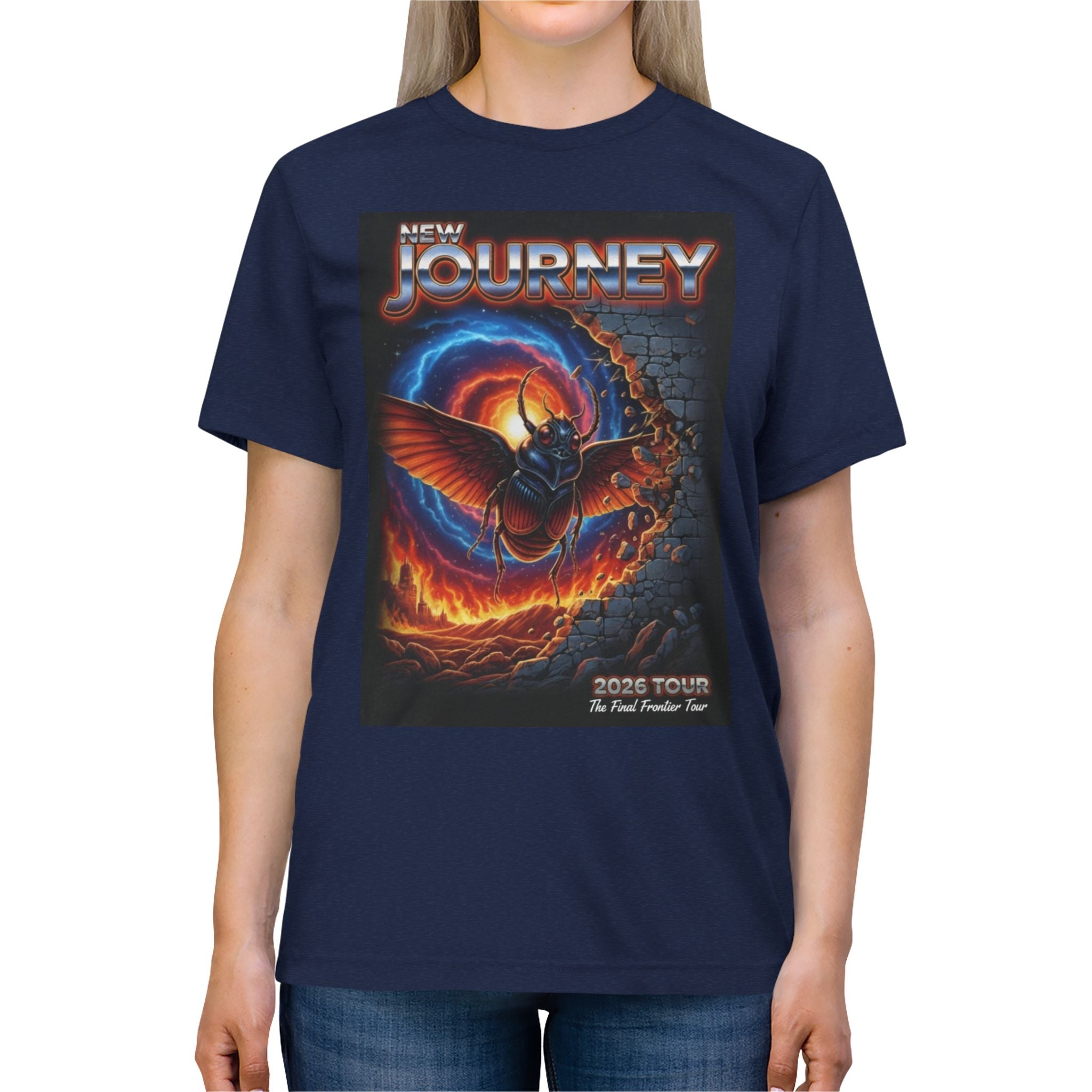 Band Tour T-Shirt - 'Journey' Vintage Rock Concert Tee