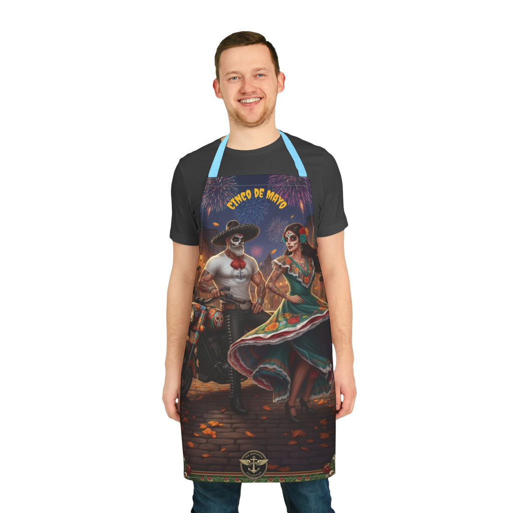 Cinco de Mayo Day of the Dead Fiesta Apron