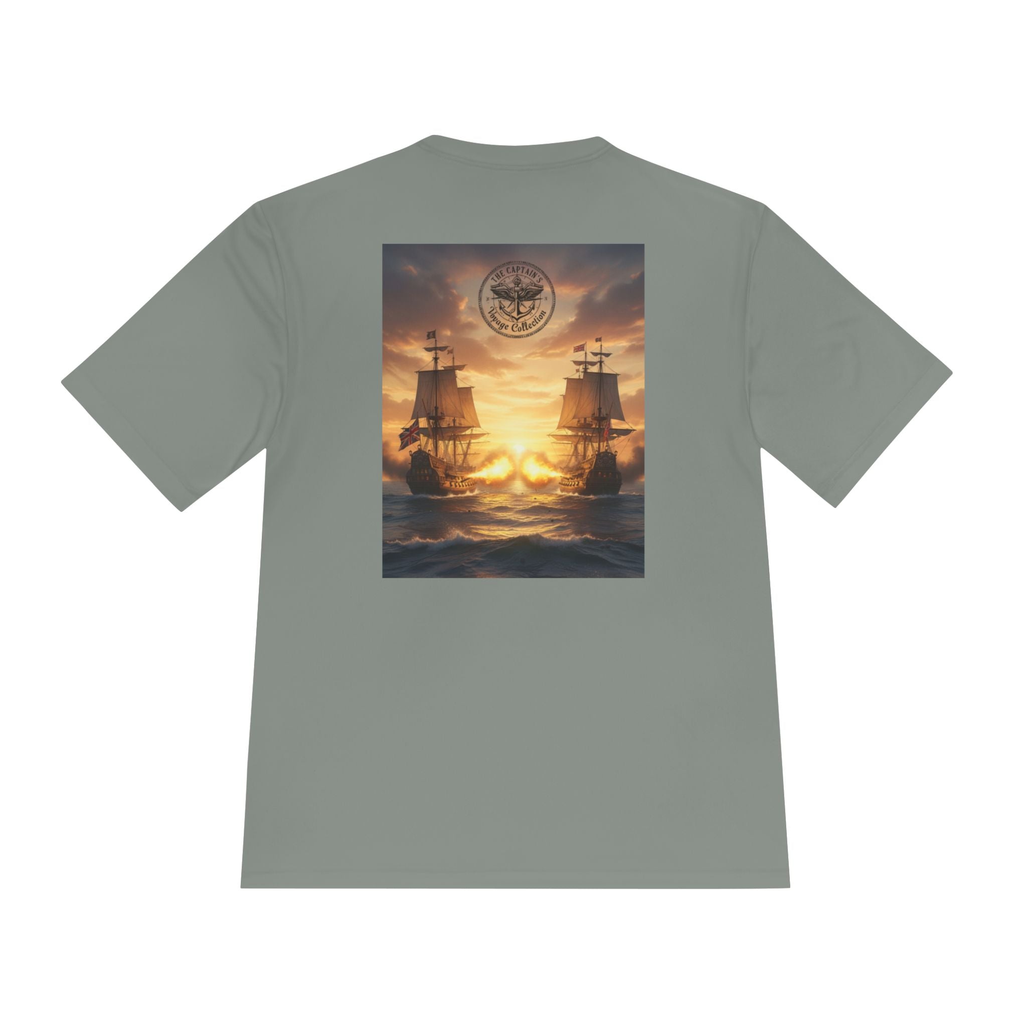 Captain's Voyage Graphic Tee – Nautical Pirate Ship T-Shirt