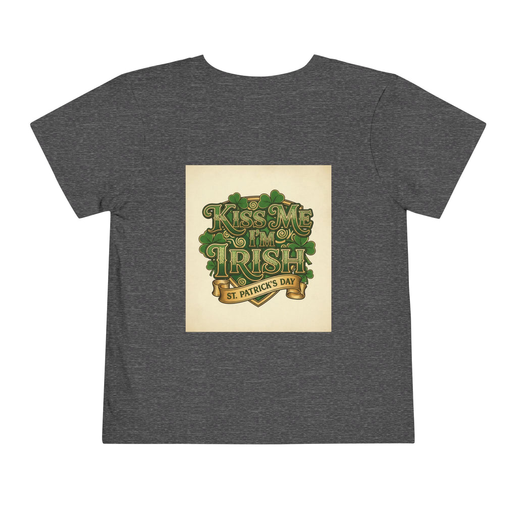Toddler Tee — "Kiss Me I'm Irish" St. Patrick's Day Shirt