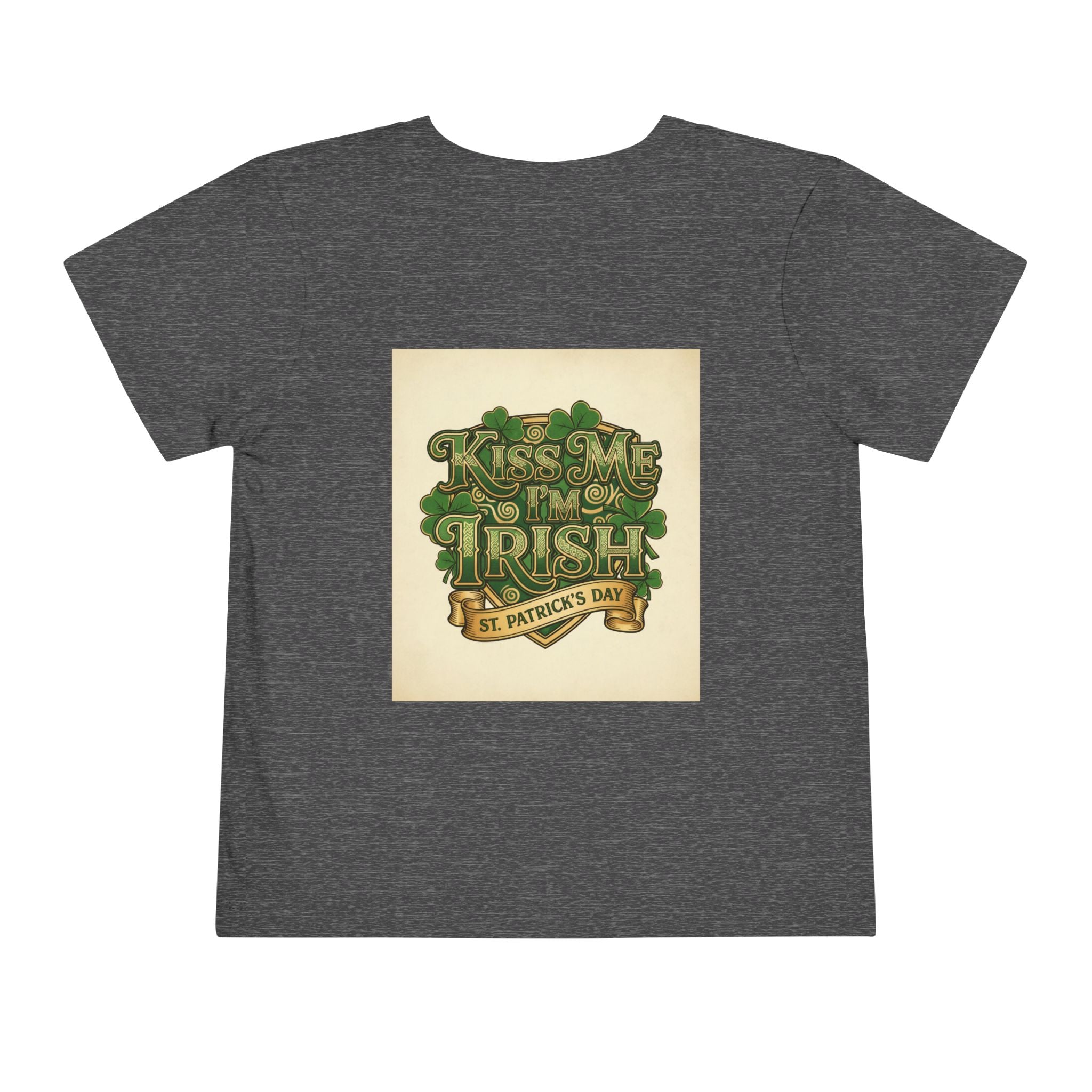 Toddler Tee — "Kiss Me I'm Irish" St. Patrick's Day Shirt