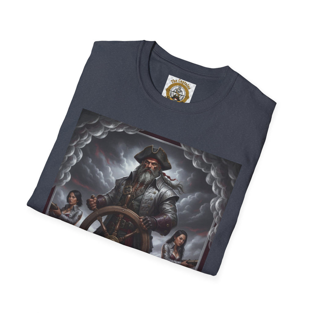 Pirate Captain T-Shirt — Vintage Nautical Adventure Graphic Tee