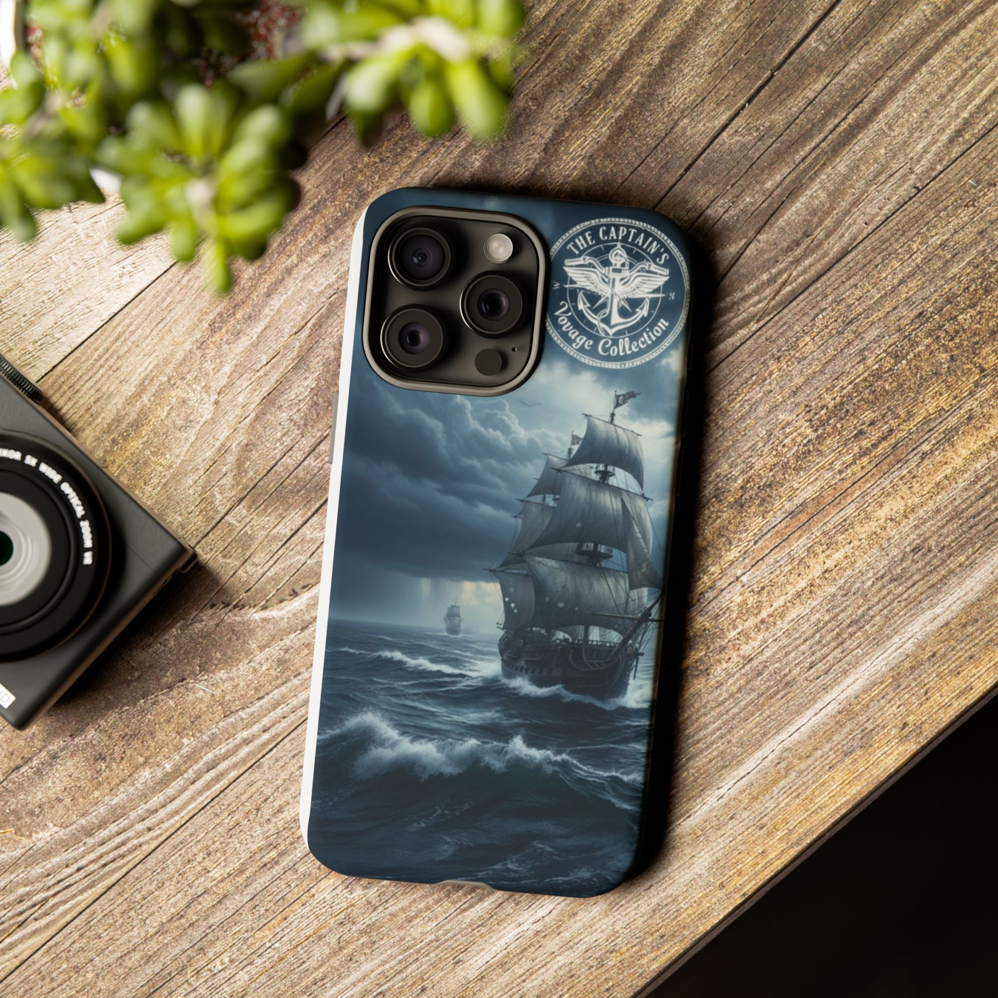 Stormy Seas Ship Phone Case – Nautical Pirate Sailing iPhone Cover
