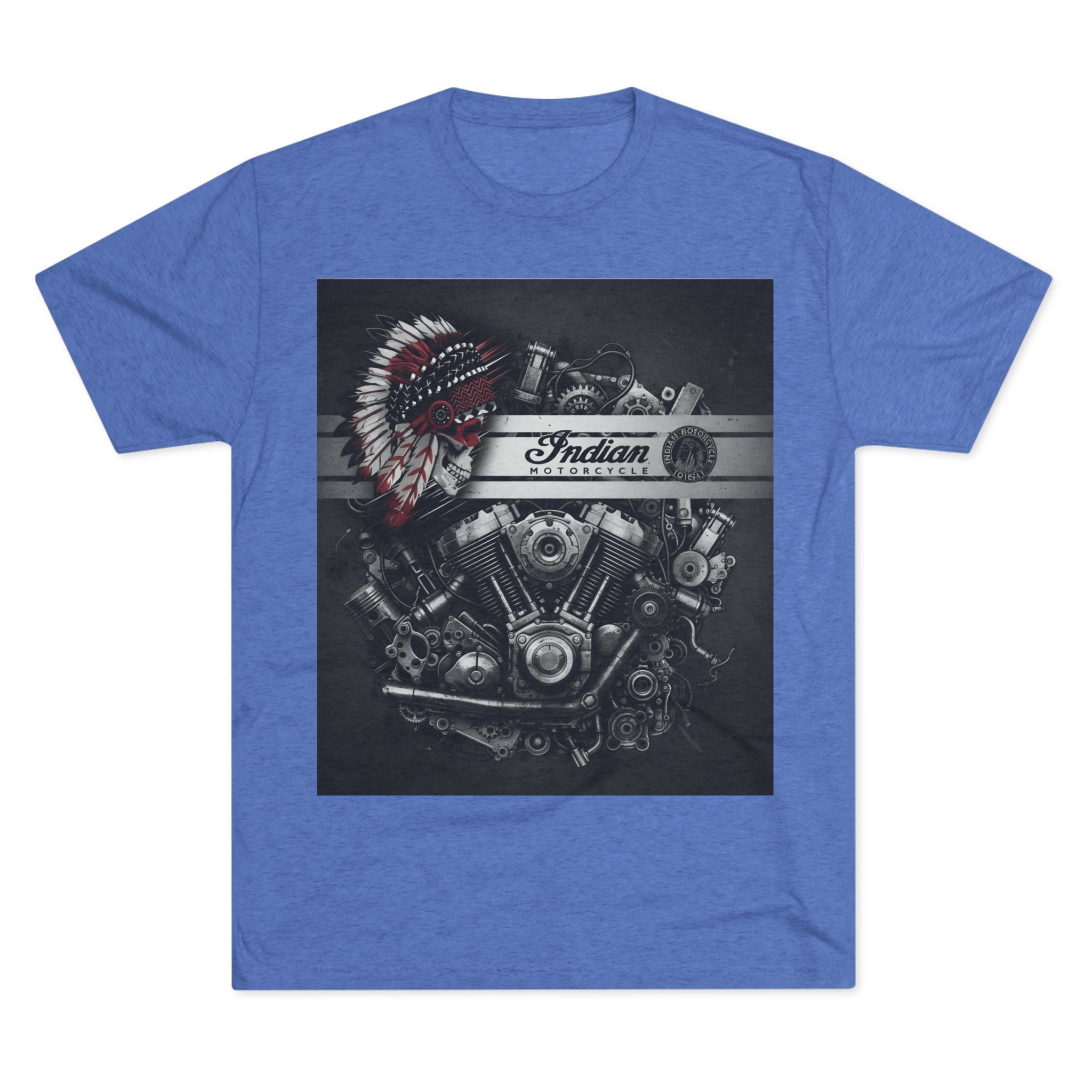 Indian Motorcycle Engine Tee — Vintage 'World's Fastest Motorcycle' Graphic