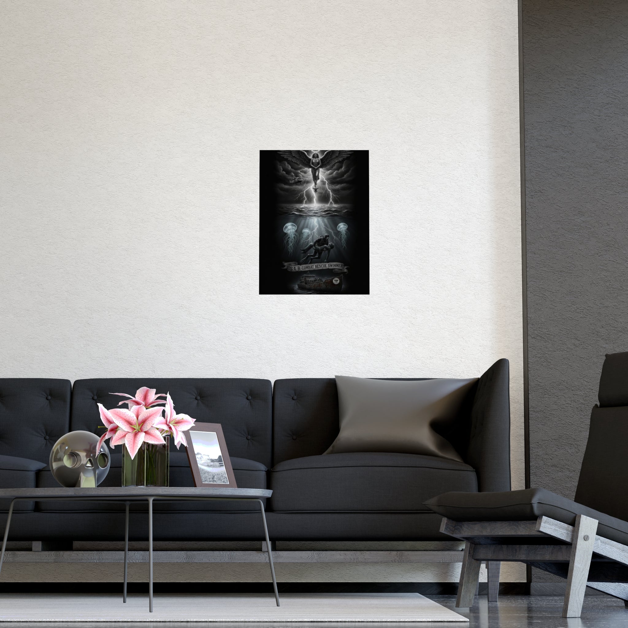 Matte Poster — USAR Combat Rescue Swimmer Memorial (Vertical/Horizontal)