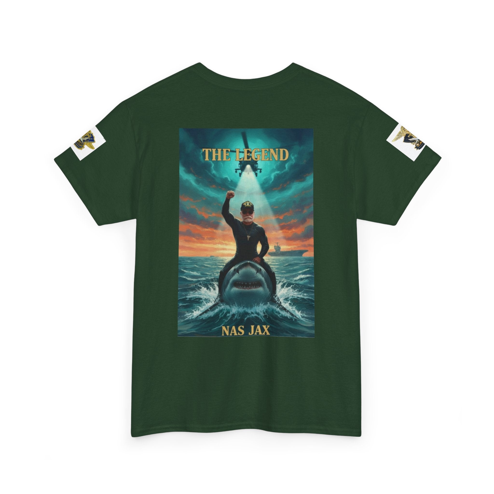 Navy SAR Helicopter Rescue Tee — "The Legend" Search & Rescue Tribute