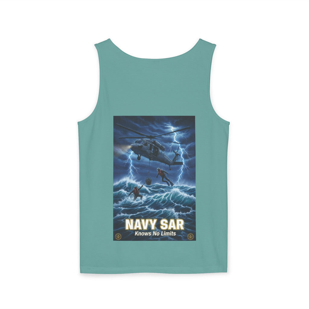 Navy SAR Tank Top — "We Know No Limits" Combat Rescue Swimmers