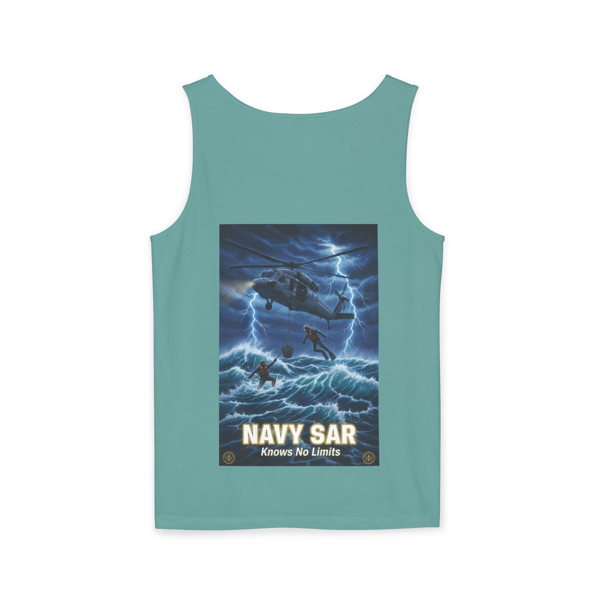 Navy SAR Tank Top — "We Know No Limits" Combat Rescue Swimmers